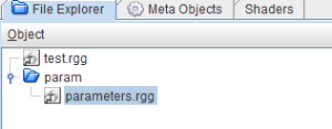parameters.rgg file parameters.rgg file